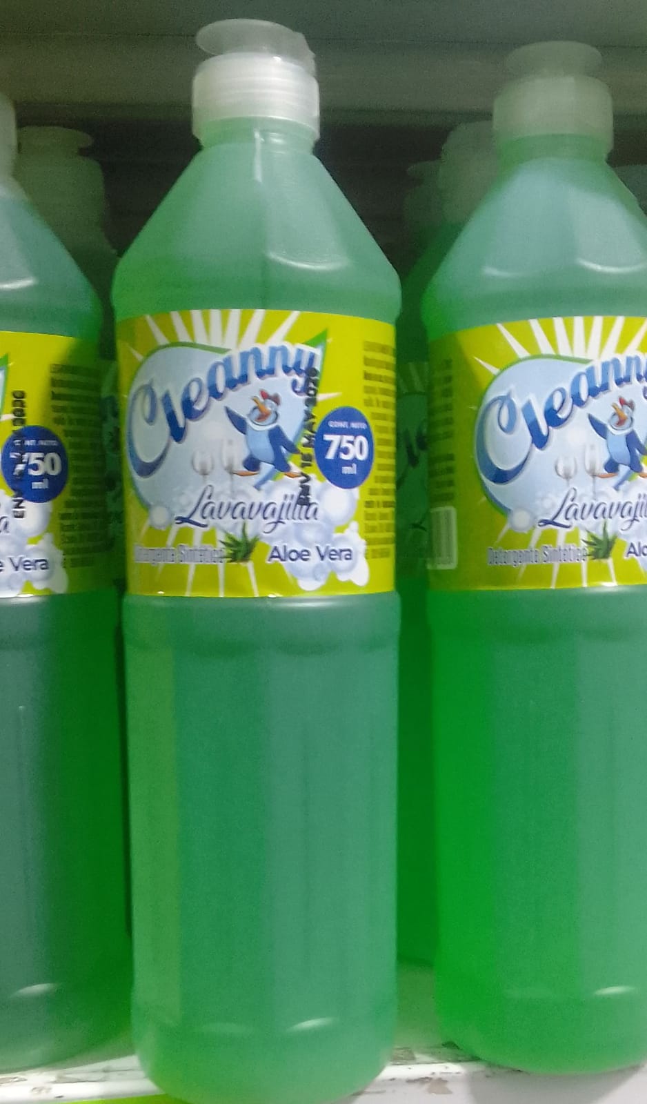 Producto placeholder de Detergente cleanny limon 750ml