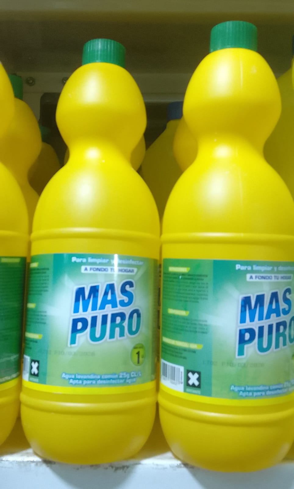 Producto placeholder de Lavandina mas puro 25g 1l