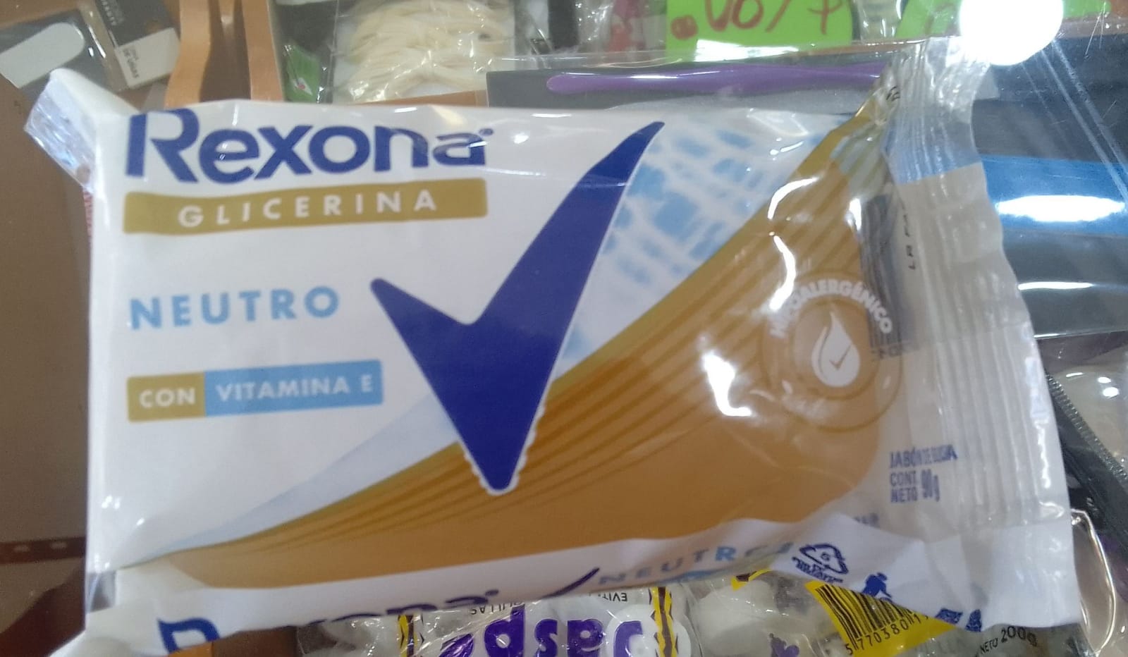 Producto placeholder de Jabon tocador rexona glicerina 90g
