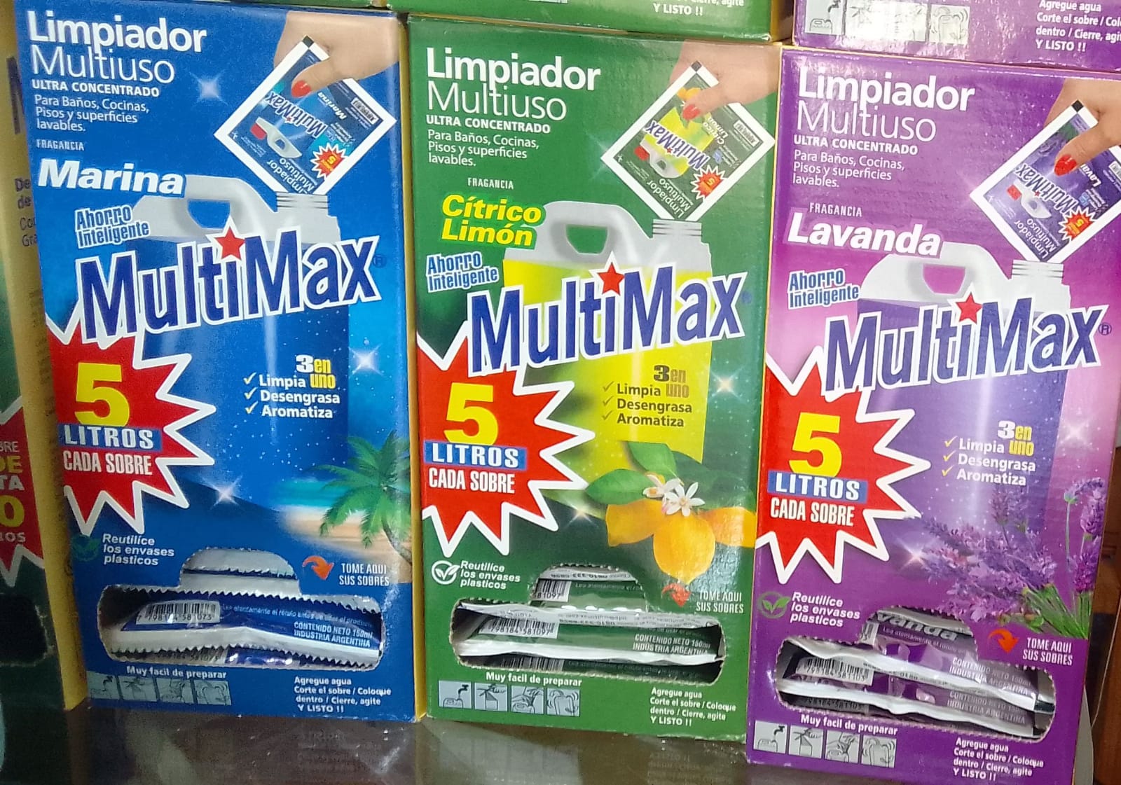 Producto placeholder de Desodorante piso diluir 5l pino multimax 150ml