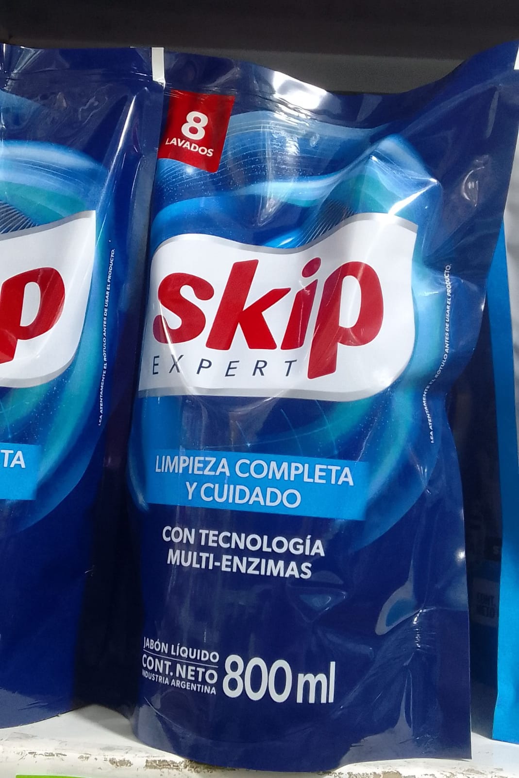 Producto placeholder de Jabon liquido ropa skip 800ml
