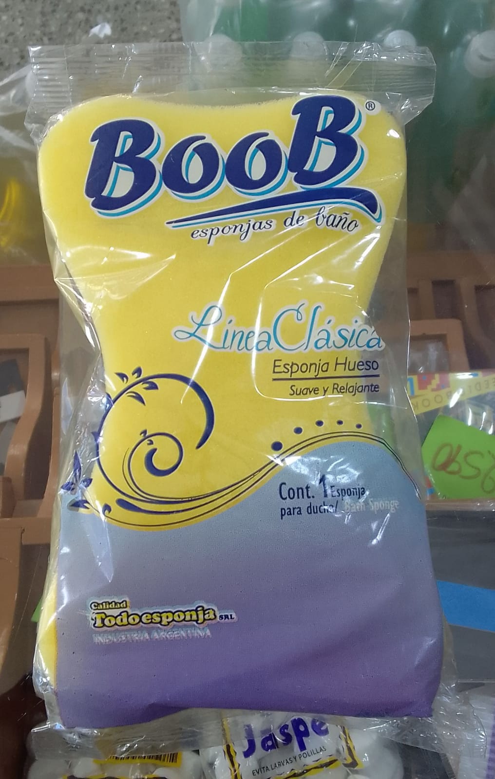 Producto placeholder de Esponja baño soft hueso boob 1u