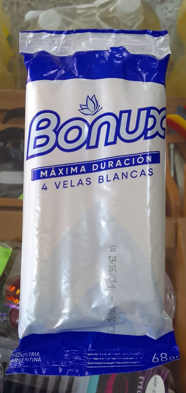 Producto placeholder de Vela chica bonux 4u