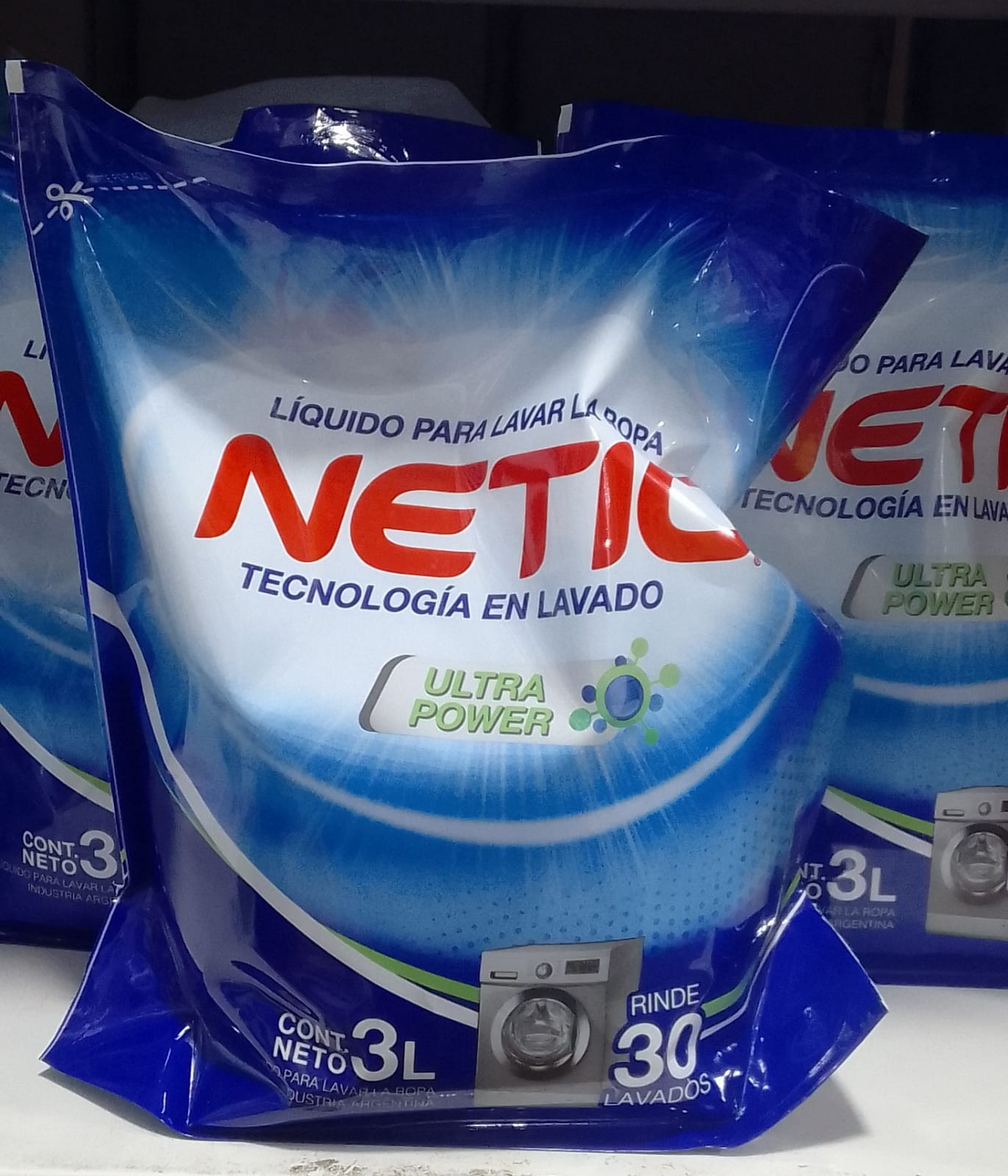 Producto placeholder de Jabon ropa 3l netic