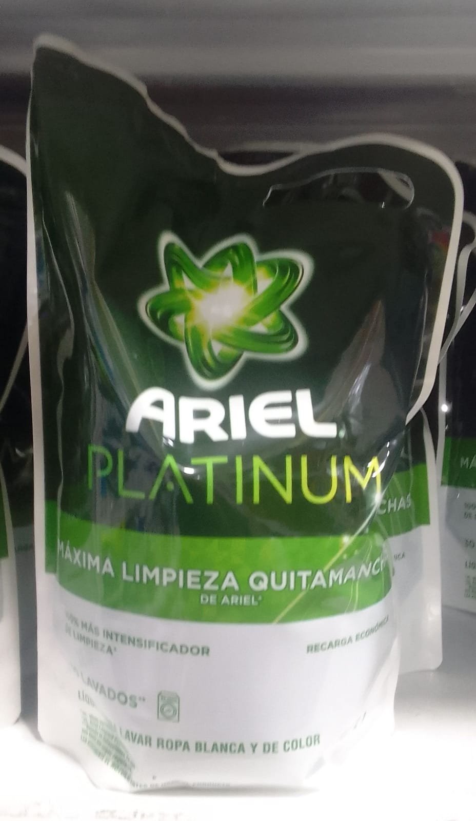 Producto placeholder de Jabon liquido ropa ariel 3L