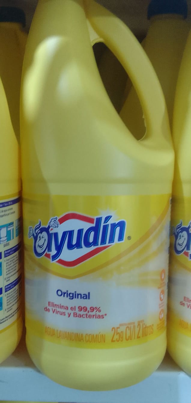 Producto placeholder de Lavandina 25g ayudin 2l
