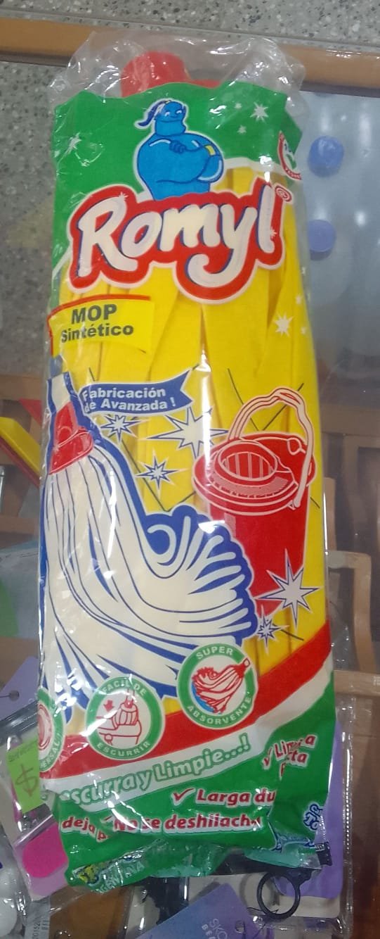 Producto placeholder de Mopa lampazo sintetica amarillo romyl