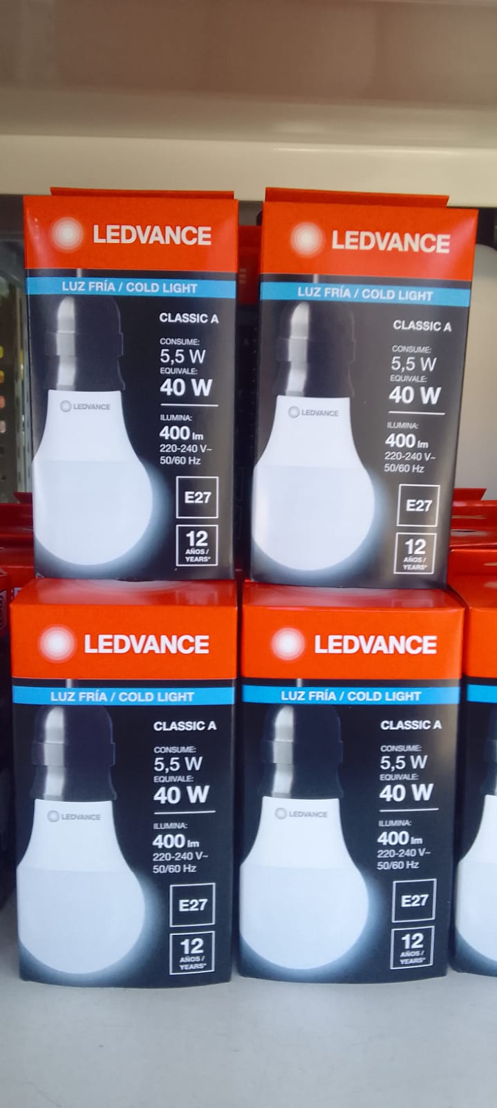 Producto placeholder de Lampara LED ledvance 5.5w calida