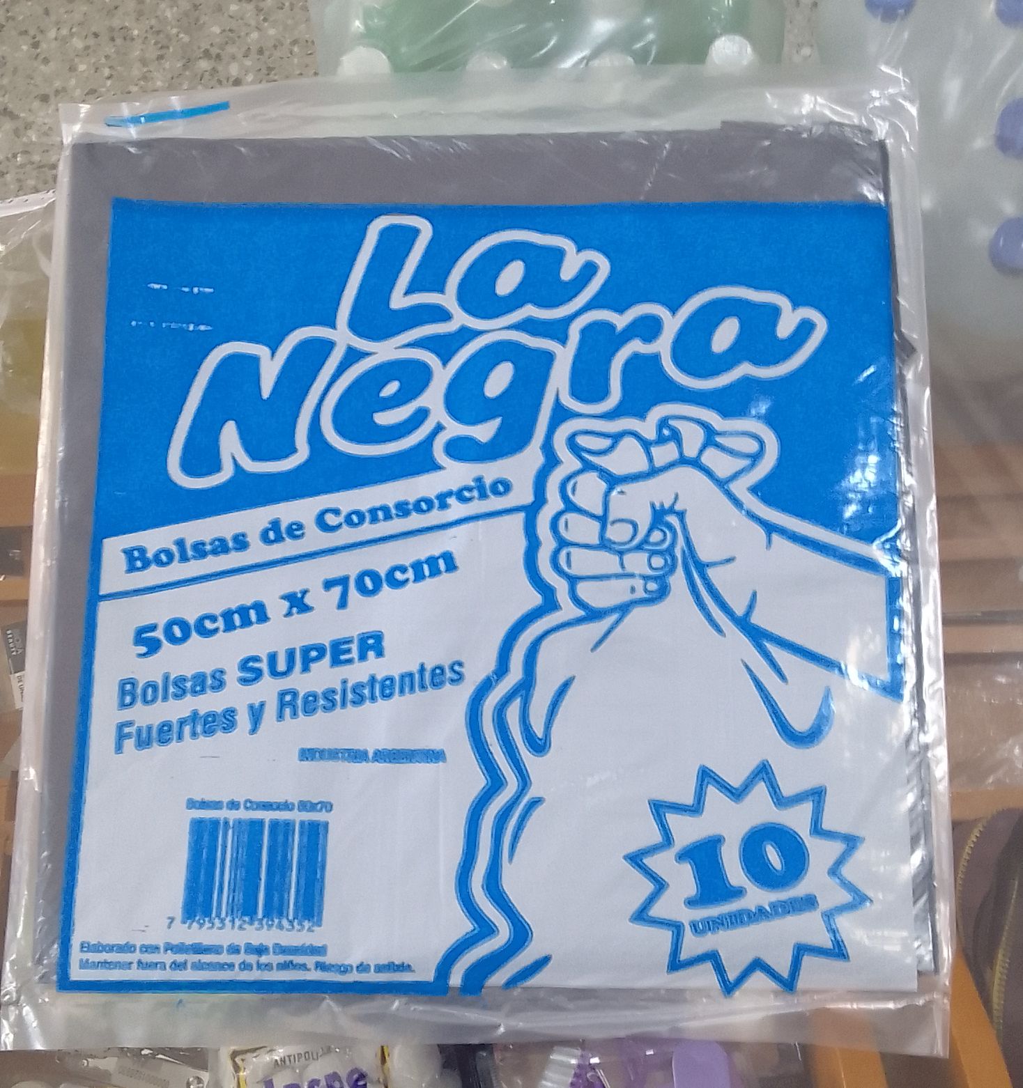 Producto placeholder de Bolsa residuo la negra 50x70 10u