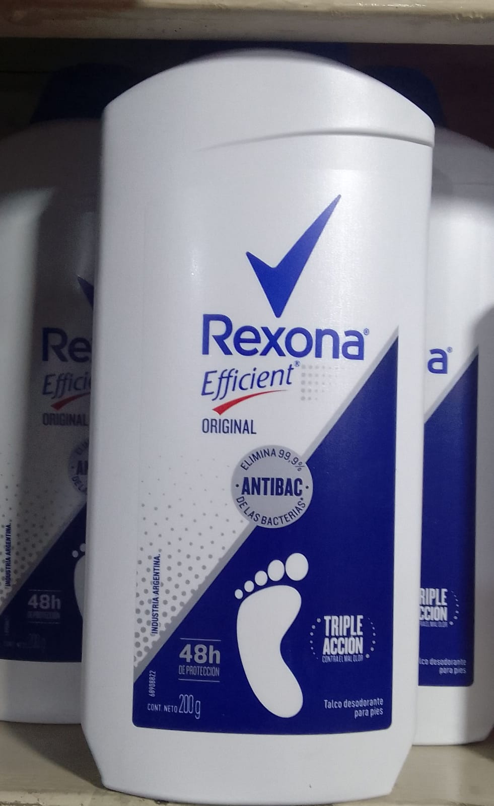 Producto placeholder de Talco rexona efficient 200g