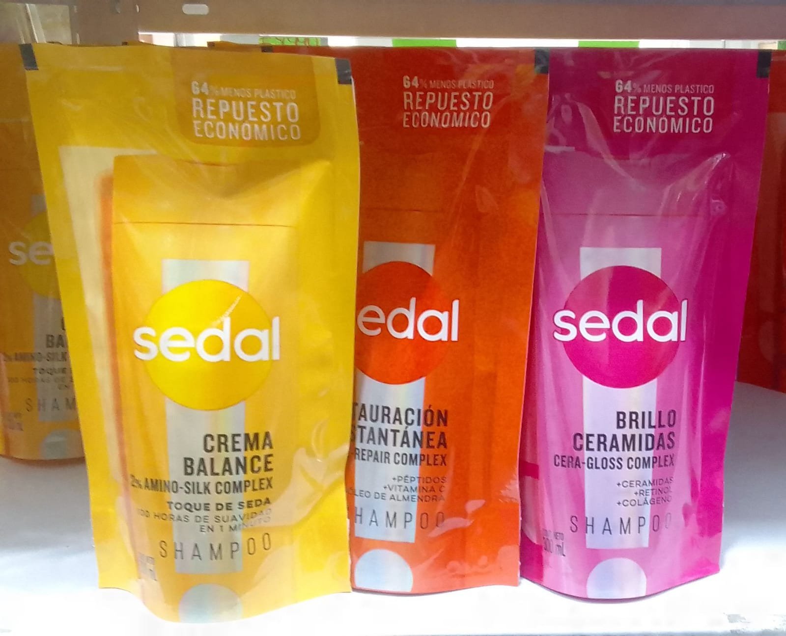 Producto placeholder de Shampoo sedal repuesto rosa 300ml