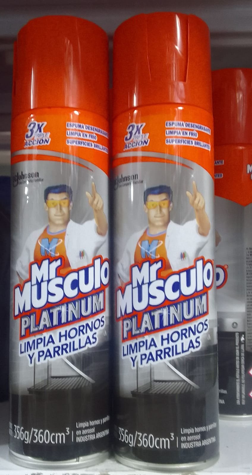 Producto placeholder de Mr Musculo limpia hornos y parrillas aerosol 360cm3