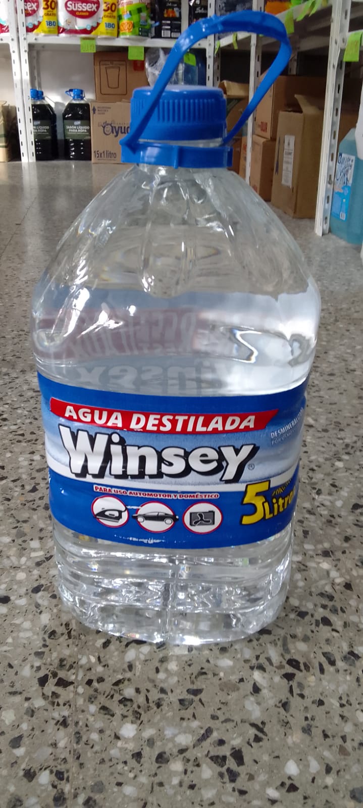 Producto placeholder de Agua destilada winsey 5l