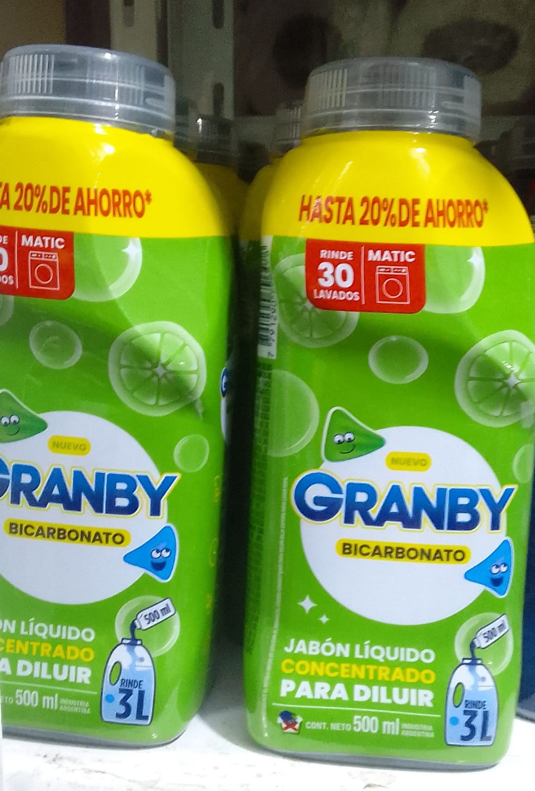 Producto placeholder de Gramby jabon liquido diluir limon 500ml 3l